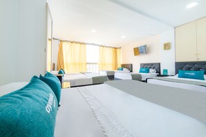 Standard Room, Multiple Beds | Hypo-allergenic bedding, iron/ironing board, free WiFi, bed sheets - Ayenda Portal del Cable (Manizales)
