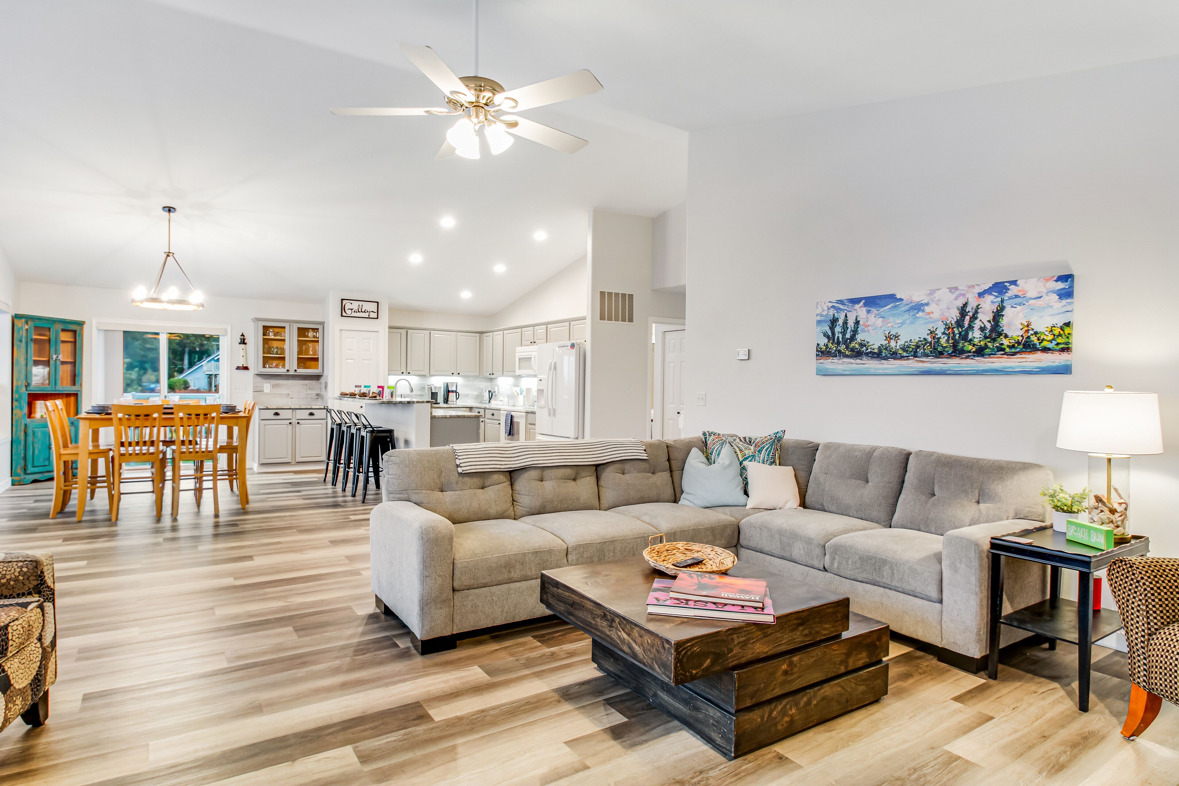 Water-view wonder with private hot tub, guest suite, game room, fireplace & W/D