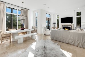 Smart TV - Luxurious Sea Grove Home with beach view and private beach Access. (Santa Rosa Beach)