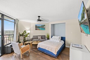 Condo, 1 Bedroom, Balcony, Ocean View (1037) | Living area - Monterey Bay by Elliott Beach Rentals (Myrtle Beach)