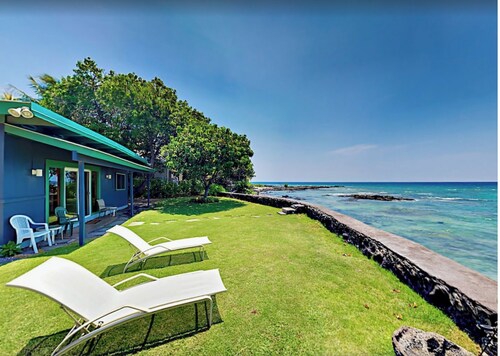 Spectacular Oceanfront Puako Cottage 