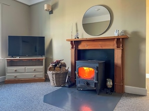 Living room | Broughton - Galloway Farmstay, Newton Stewart - 3 bedroom accommodation in Newton Stewart (Newton Stewart)