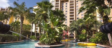 Piscine extérieure, piscine chauffée