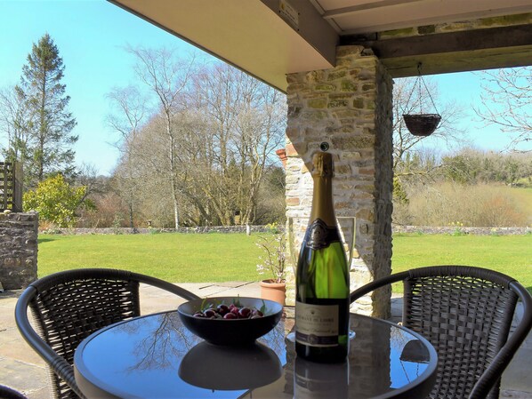 Outdoor dining - 2 bedroom accommodation in Brentor (Brentor)