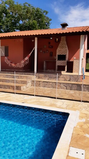 Outdoor pool - Country house in Araçoiaba da Serra (Araçoiaba da Serra)
