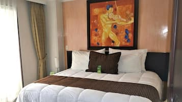 Kamar Double | Brankas, setrika/meja setrika, Wi-Fi gratis, dan seprai linen