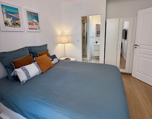 1 chambre, fer et planche à repasser, Wi-Fi, draps fournis