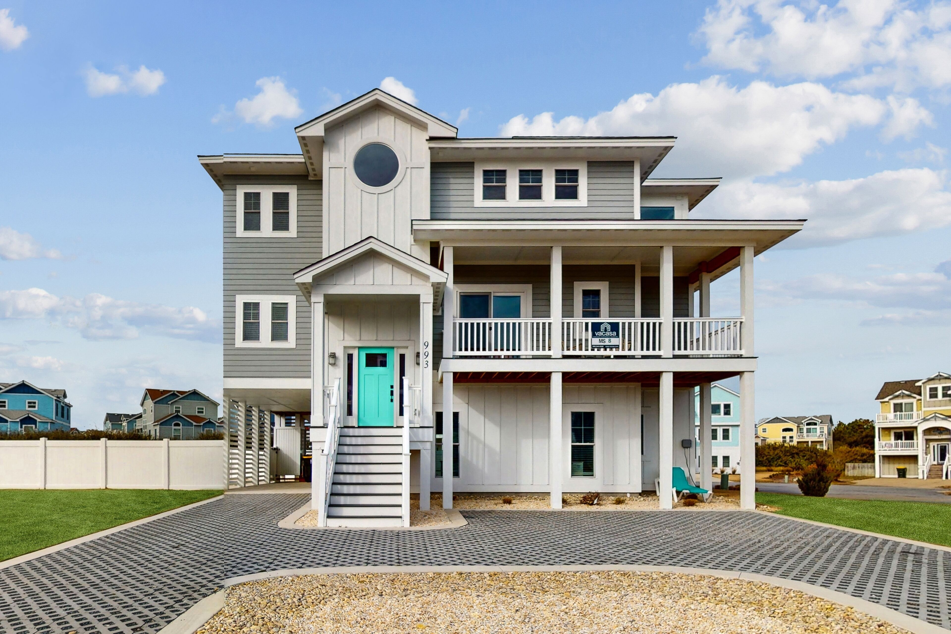 New construction house with private pool & hot tub - less than one mile to beach