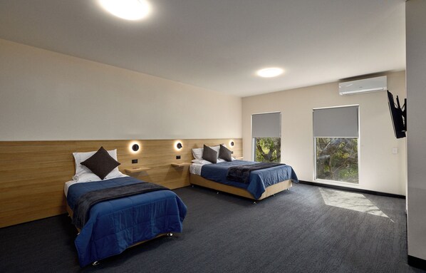 غرفة عادية - عدة أسرّة - لذوي القدرات الحركية المحدودة - لغير المدخنين | مكواة/لوح كي وواي فاي مجانًا وملاءات أسرّة