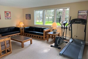 Interior - Delightful escape near downtown with shared pool/hot tub, rec room, & large deck (Sisters)