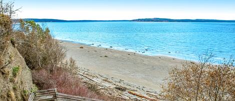 Accommodatie ligt op het strand