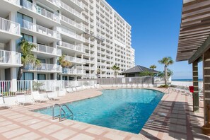 Indoor pool, a heated pool