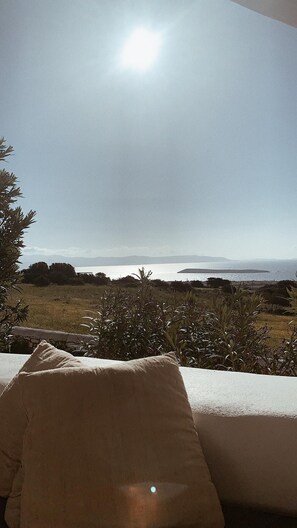 Property grounds - Maisonette with breathtaking views of the Cyclades (Aspro Chorio)