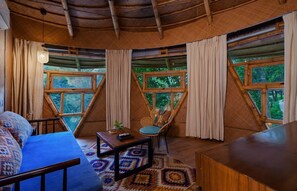 Bamboo Luxury Cottage | Área de sala de estar