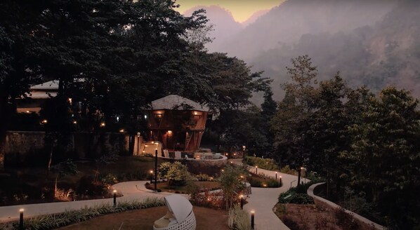 Bamboo Cottage (NOT for 0-3 yr infants / 60+ Senior Citizens) | In-room safe, bed sheets - ONENESS Rishikesh by Ganga Kinare- A Luxury Wilderness Resort (Narendranagar)