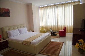 Standard Double Room | Free WiFi, bed sheets - Ikea Hotel (Kashar)