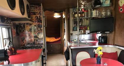 Cosy vintage American caravan