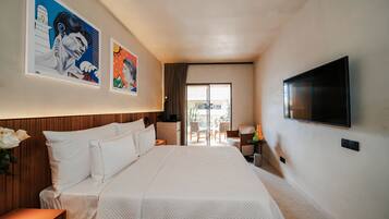 Ropa de cama hipoalergénica y minibar