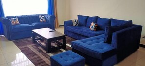 Living area - Stay.Plus Saphire Court Apartment (Nairobi)