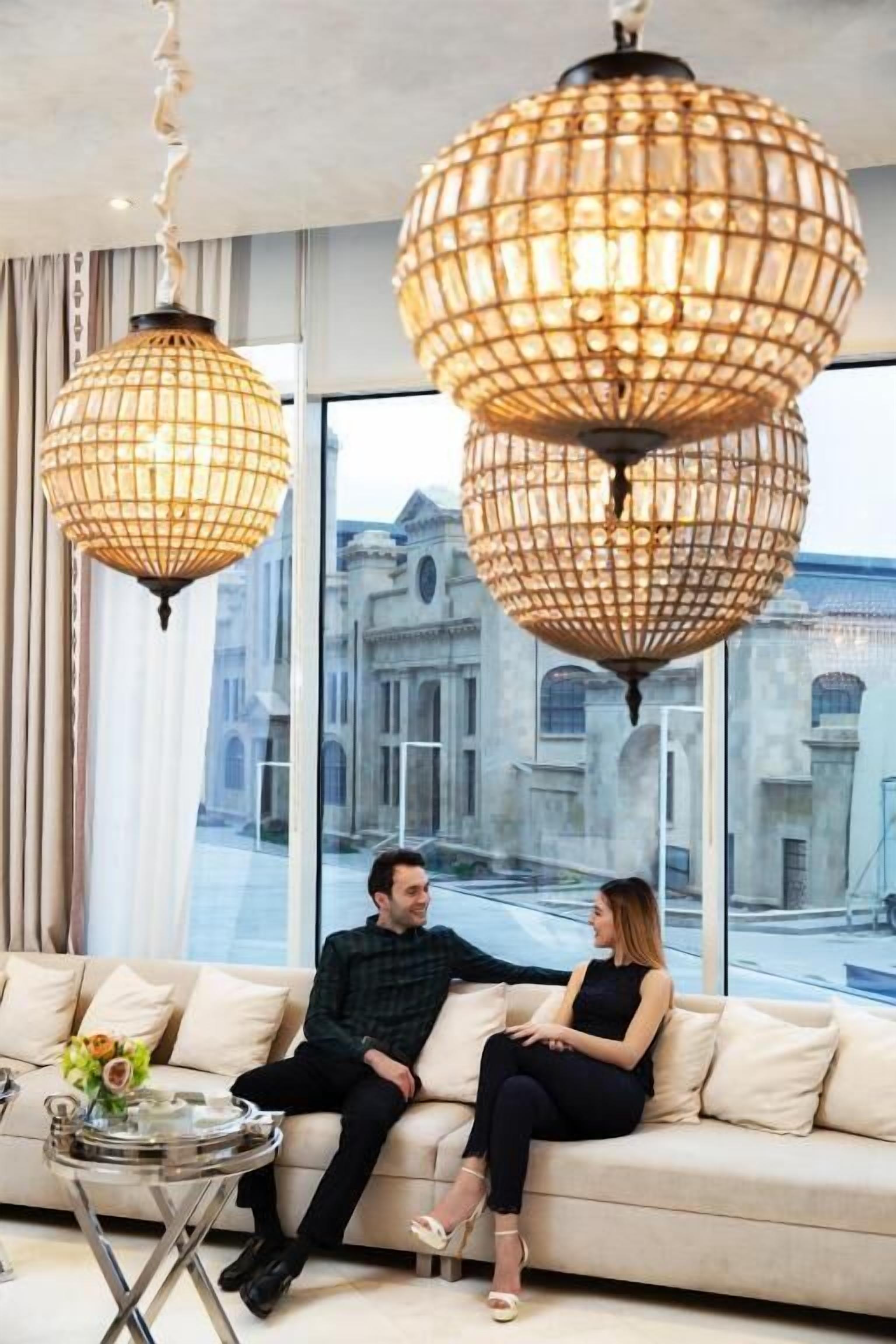 Sitteområde i lobbyen