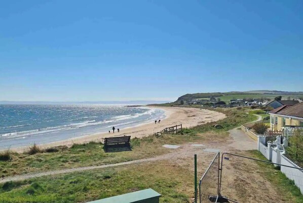 Vlak bij het strand