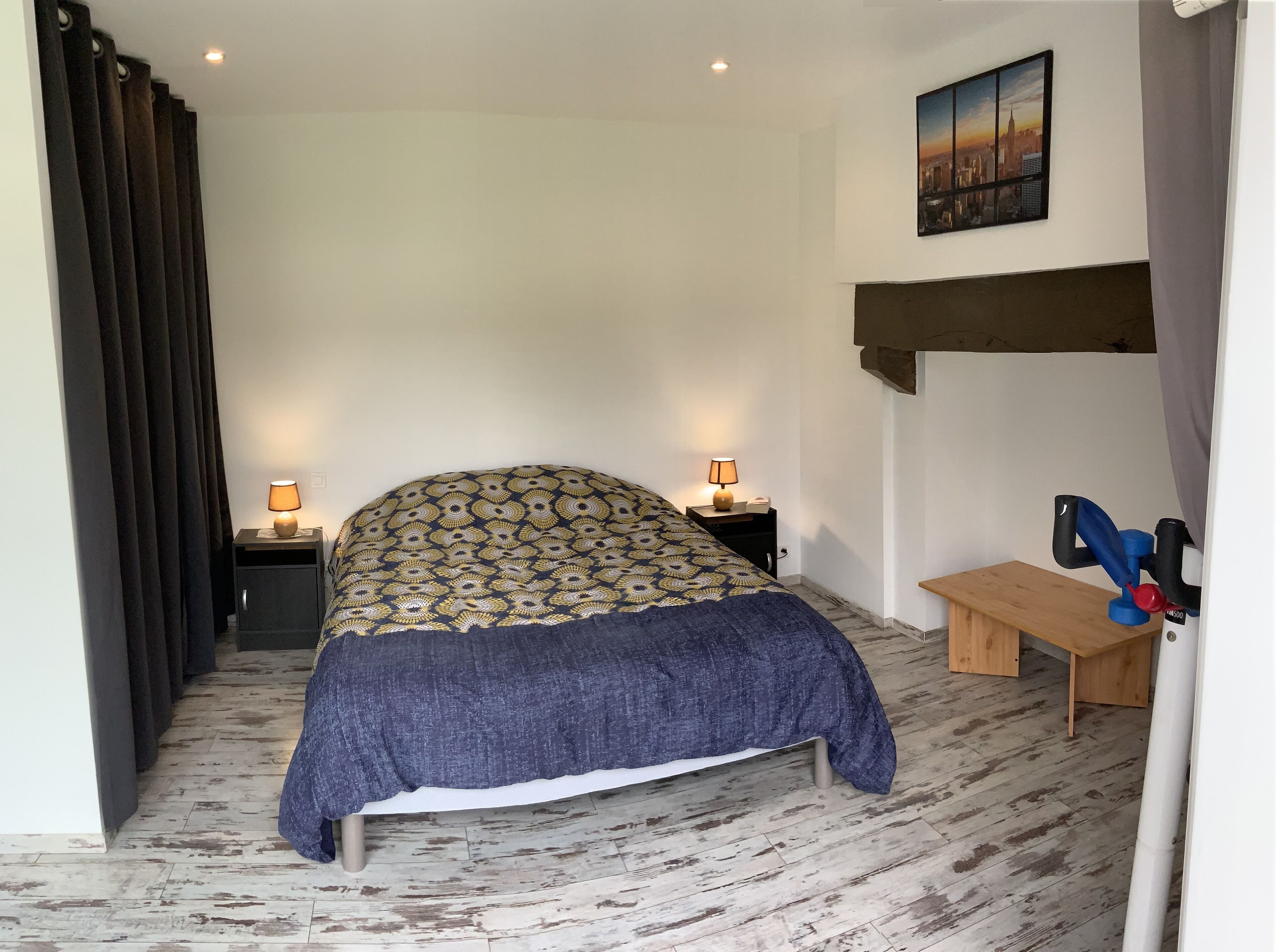 In the countryside, near the sea and towns with jacuzzi