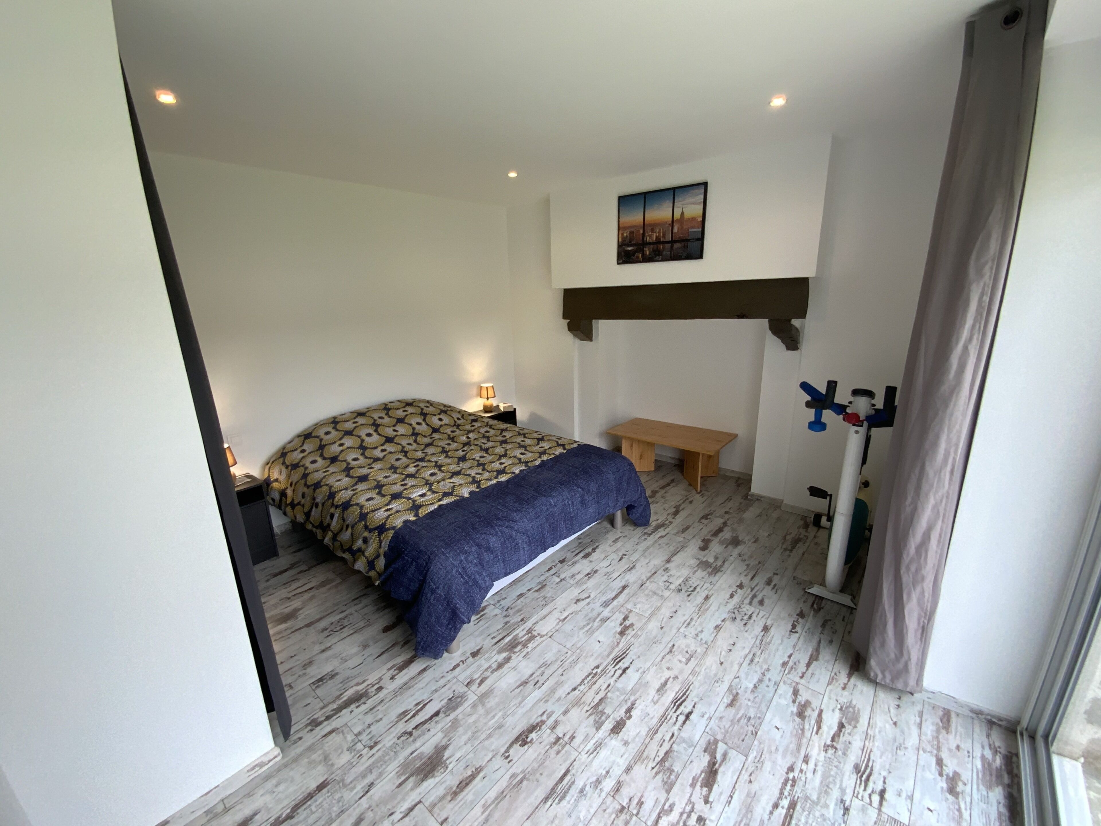 In the countryside, near the sea and towns with jacuzzi