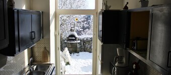 Old school in a pretty little village surrounded by forest