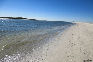 On the beach
