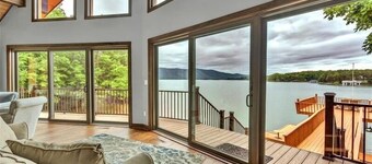 4 Bedrooms, 3 Full Bathrooms, 2 Half Bathrooms! Mystic Mountain w/log cabin & SANDY BEACH!