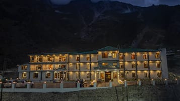 Front of property – evening/night