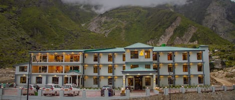 Façana frontal de l'allotjament