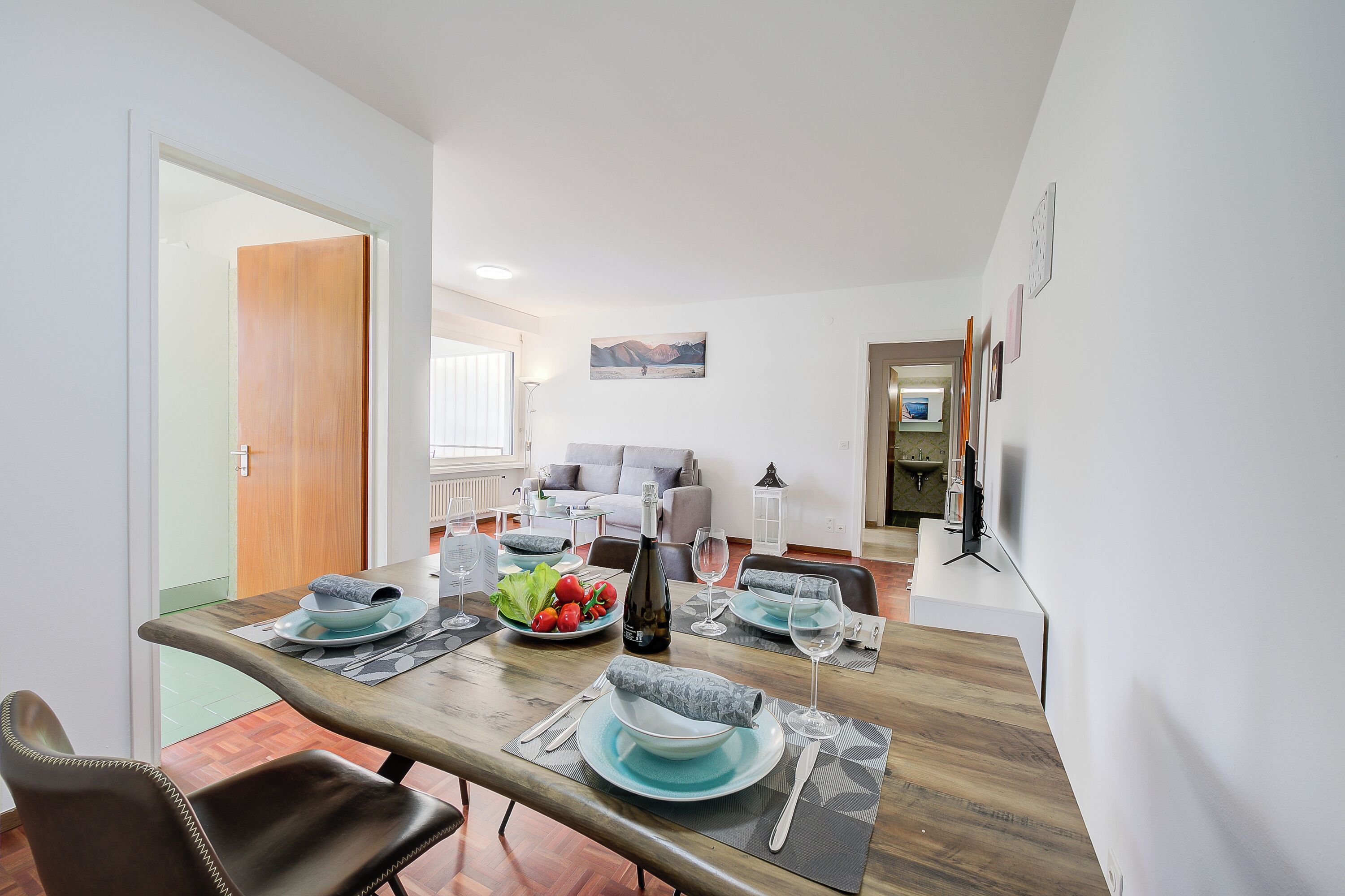 Family Apartment, 1 Bedroom, Balcony (Lido Apartment Locarno with Balcony) | Dining