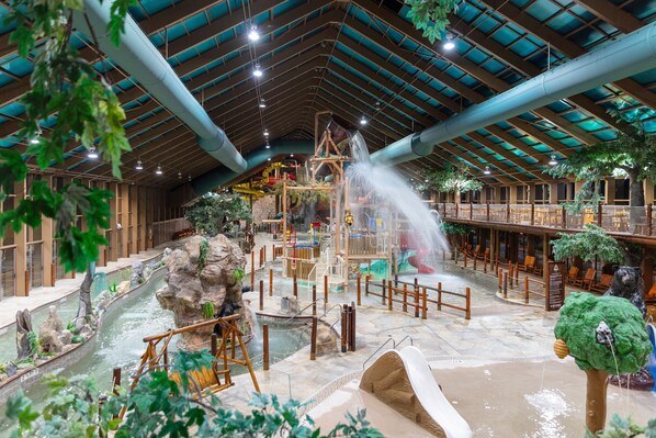 Indoor pool, outdoor pool