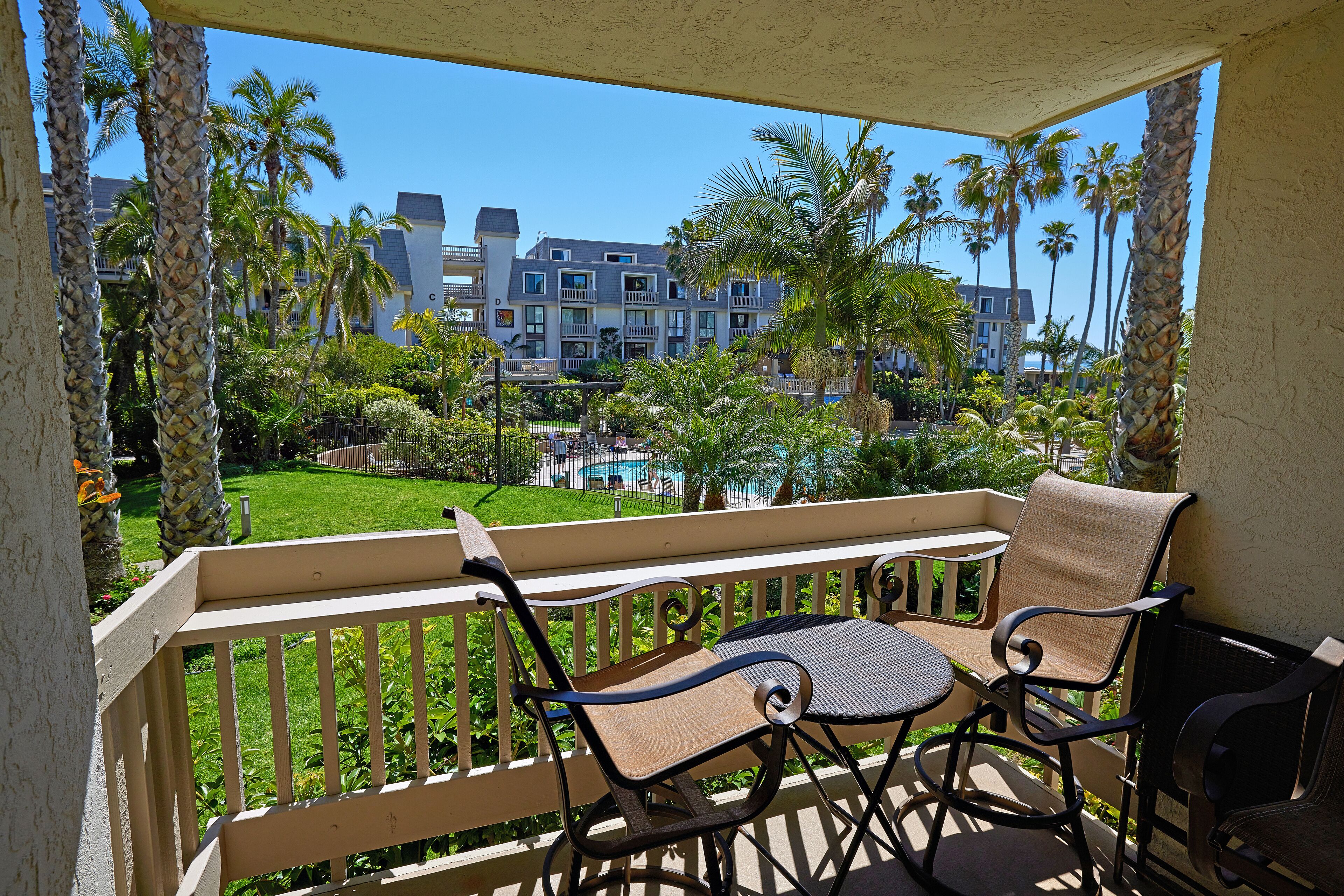 Newly Refurbished Beach Condo with Beautiful Garden & Peek Ocean Views at NCV
