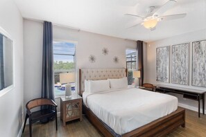 5 bedrooms, iron/ironing board, WiFi, bed sheets