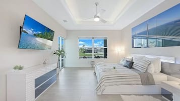 4 bedrooms, travel cot, free WiFi, bed sheets