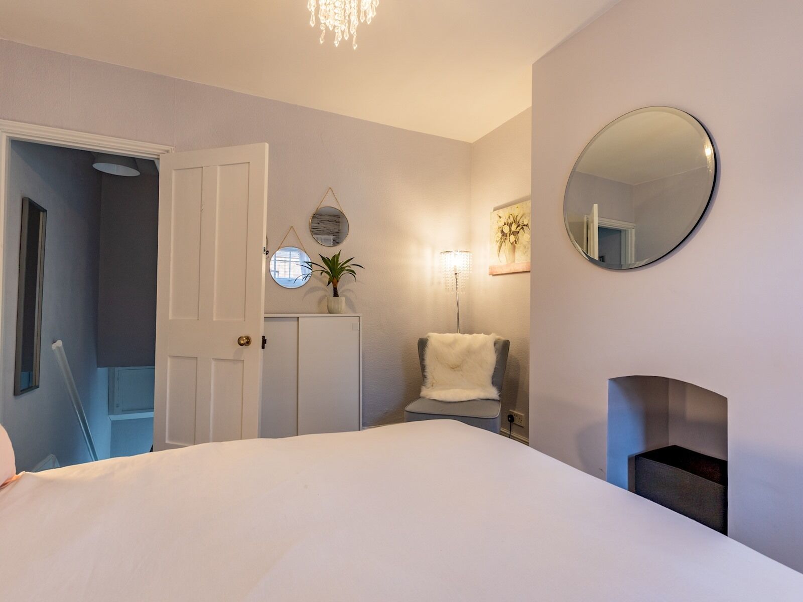 1 bedroom, iron/ironing board, bed sheets