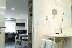 1 habitación, caja de seguridad en la habitación y cortinas blackout