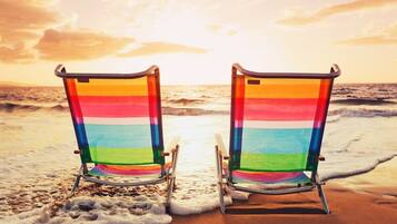 On the beach