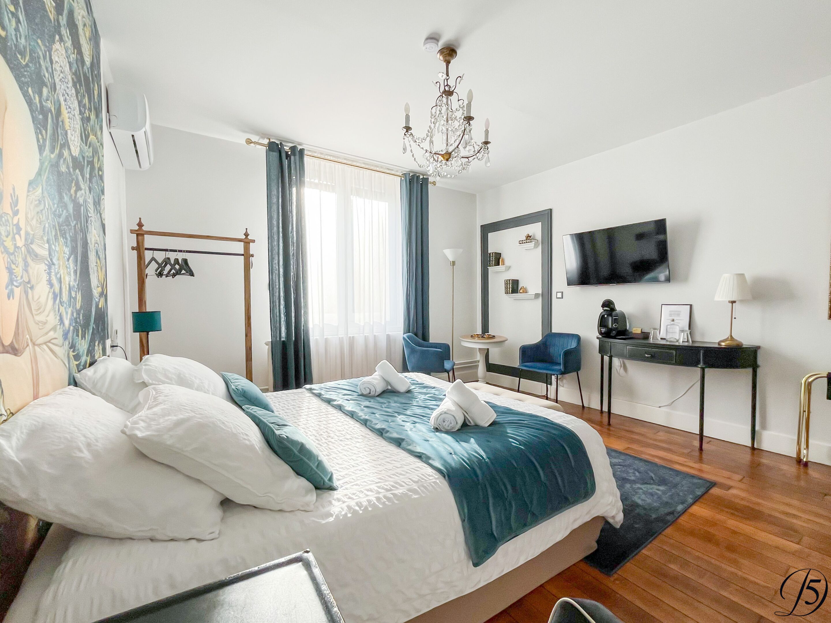 高級雙人房, 獨立浴室, 公園景 (ÉLÉGANTE)