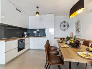 Villa (Three Bedroom Villa with Swimming Poo) | Private kitchen | Fridge - Villa Twins (Crikvenica)