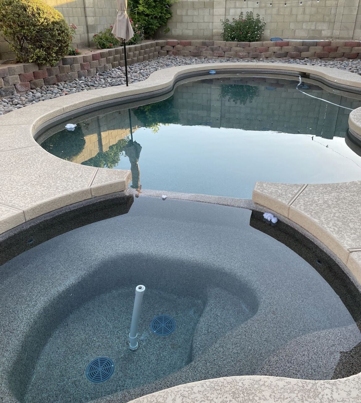 Alberca al aire libre 