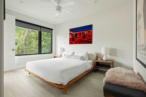 4 bedrooms, iron/ironing board, travel crib, WiFi