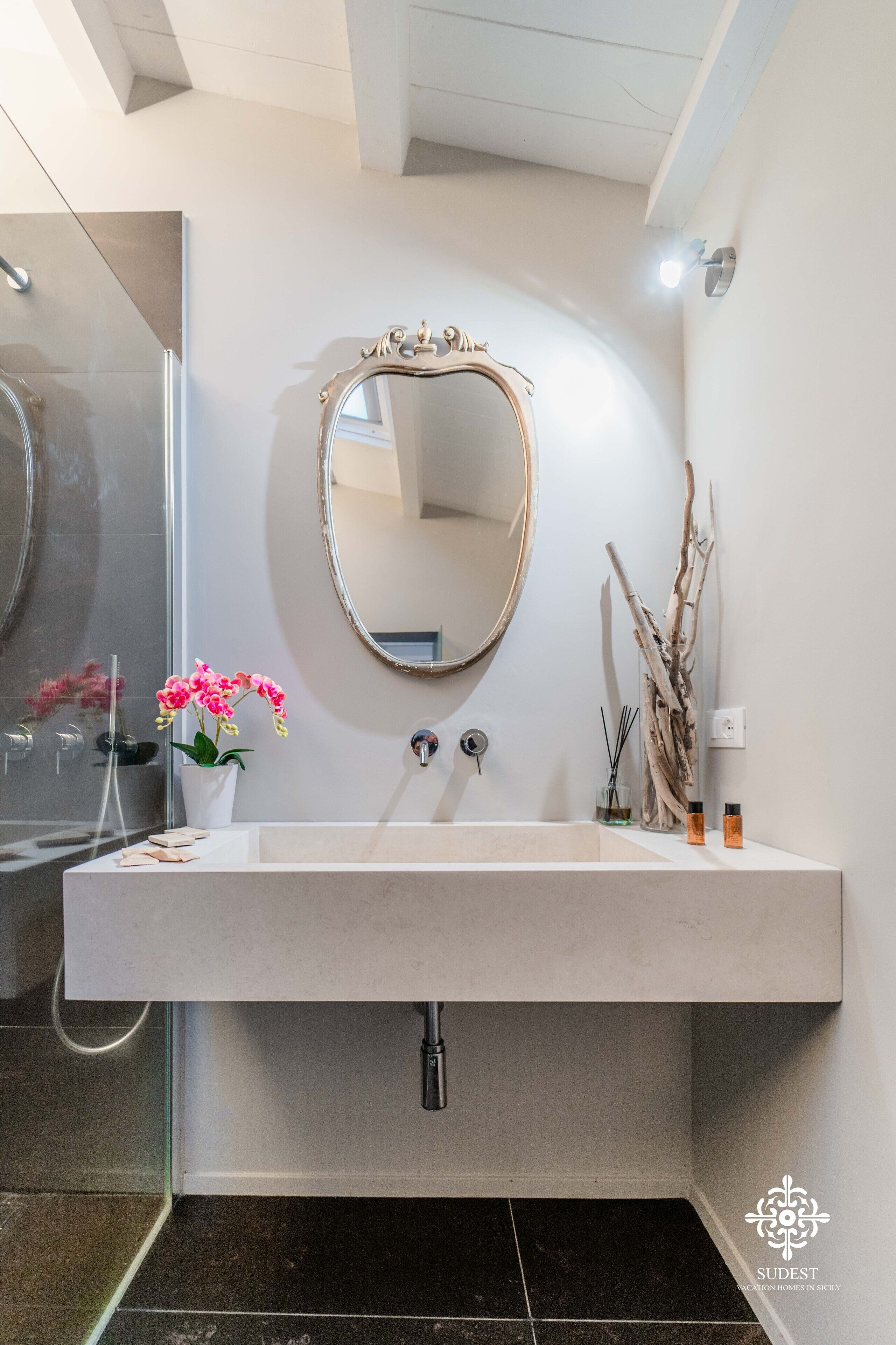 Exclusive-Apartment, 1 Queen-Bett | Badezimmer