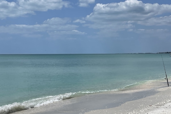 Ligstoelen, strandlakens