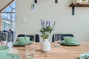 Dining - Home in Downtown Breck w/ private hot tub, fireplace, and walkable to Main St (Breckenridge)