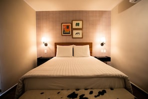 1 chambre, literie de qualité supérieure, couette en duvet d'oie