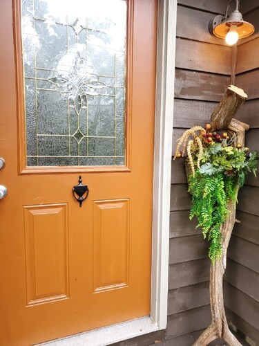 RUSTIC CABIN-LODGE IN THE WOODS IN THE CITY