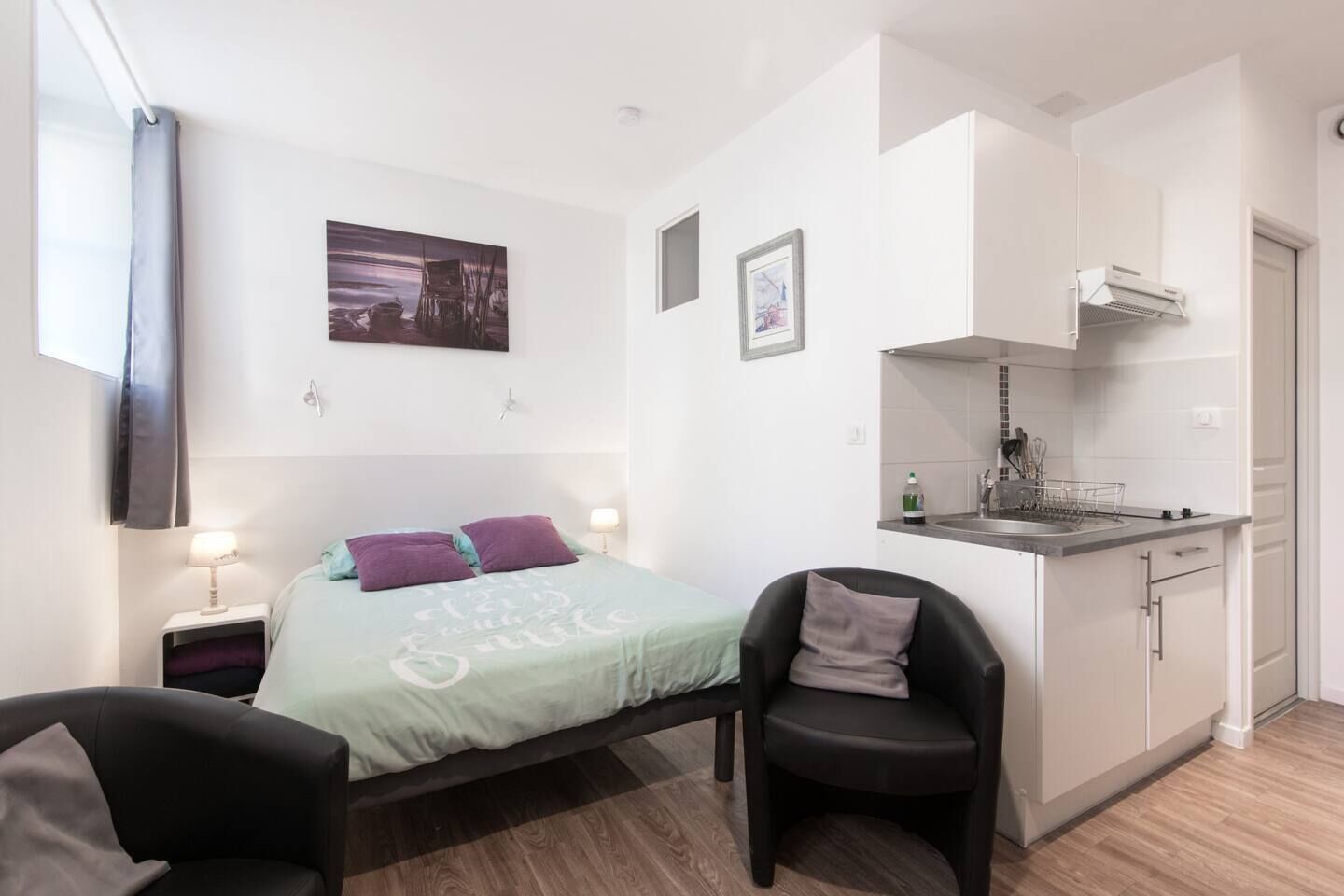 Furnished studio on the ground floor very close to the thermal baths (n°37)